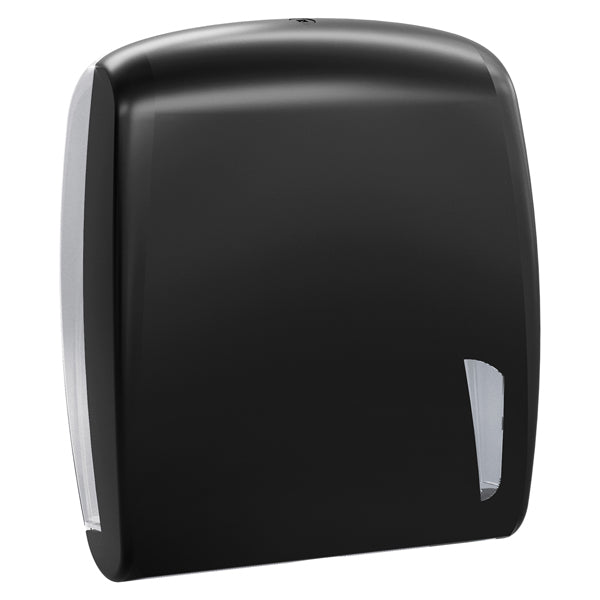 MAR PLAST - A90123BM - Dispenser asciugamani Skin carbon - piegati a C e Z - 34,5 x 11,2 x 30,6 cm - 450 fogli - nero  - Mar Plast - 99687 -  Conf. da 1 Pz.