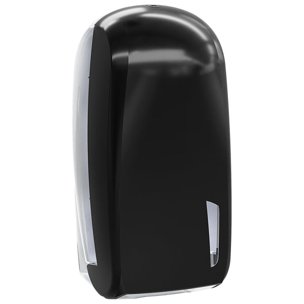 MAR PLAST - A90923BM - Dispenser per carta igienica interfogliata Skin Carbon - piegata a V e Z - 32,8 x 13,5 x 16,5 cm - 550-450 fogli - nero - Mar Plast - 99688 -  Conf. da 1 Pz.
