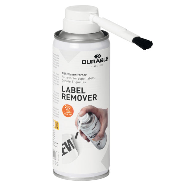 DURABLE - 5867-00 - Detergente per rimozione etichette Label Remover - 200 ml- Durable - 99763 -  Conf. da 1 Pz.