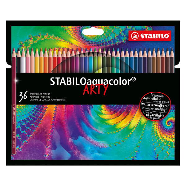 STABILO - 1636-1-20 - Pastelli Arty Aquacolor - colori assortiti - Stabilo - astuccio 36 pezzi - 99916 -  Conf. da 1 Pz.