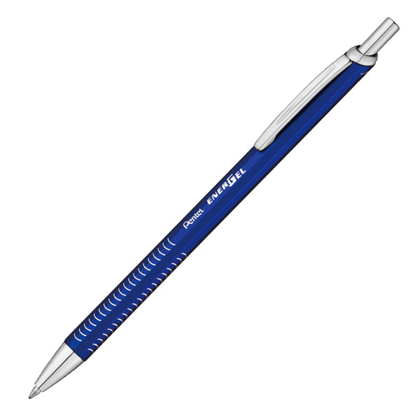 PENTEL - BL447C-A - Penna roller EnerGel Metal Slim - punta 0,7 mm - fusto blu - Pentel - 99919 -  Conf. da 1 Pz.