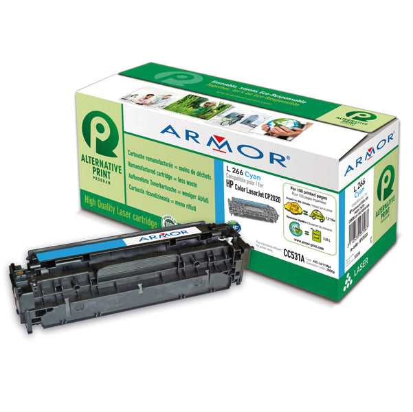 ARMOR - K15133 - Armor - Toner Compatibile per Hp - Ciano - EP-718C - 2.800 pag