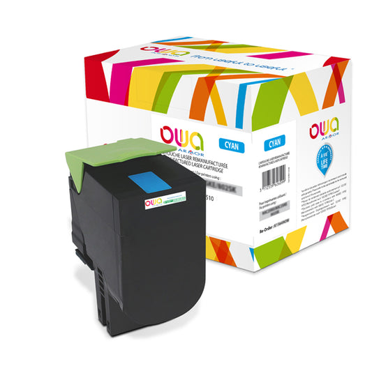 ARMOR - K15810OW - Armor - Toner Compatibile per Lexmark - Ciano - 80C2HC0 - 3.000 pag