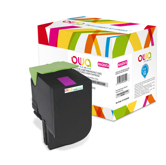 ARMOR - K15811OW - Armor - Toner Compatibile per Lexmark - Magenta - 80C2HM0 - 3.000 pag