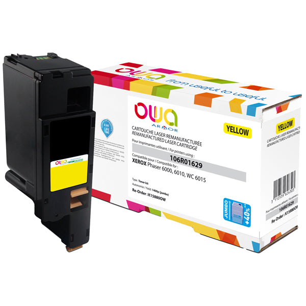 ARMOR - K15880OW - Armor Toner Compatibile Giallo per Xerox Phaser 6000_1.400pag - ARMK15880 -  Conf. da 1 Pz.