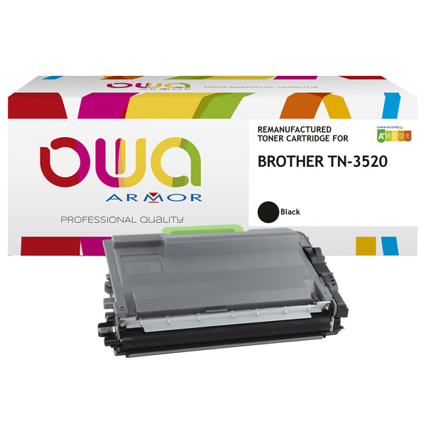 ARMOR - K15966OW - Armor - Toner Compatibile per Brother TN-3520 - Nero - 20.000 pag - ARMK15966 -  Conf. da 1 Pz.