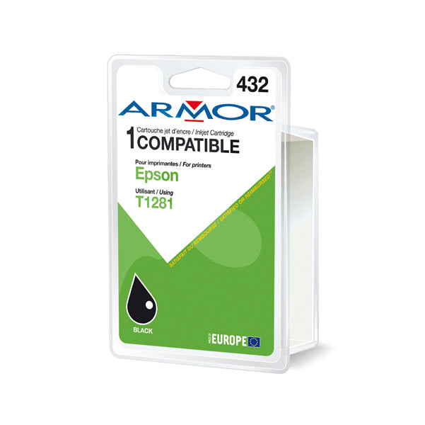 ARMOR - K20396OW - Armor - Cartuccia ink Compatibile  per Epson - Nero - T128140 - 9 ml