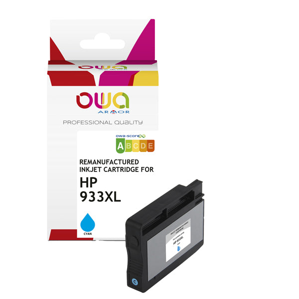 K20426OW - Armor - Cartuccia ink Compatibile  per Hp 933XL - Ciano - K20426OW - 12 ml<br\> Altre Informazioni: <br\>Armor Cartuccia Ciano per HP 933XL -12ml - ARMOR Conf. da 1 Pz.