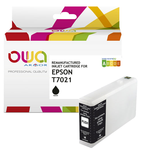 ARMOR - K20433OW - Armor Cartuccia Compatibile Nero per Epson T7021 - ARMK20433 -  Conf. da 1 Pz.