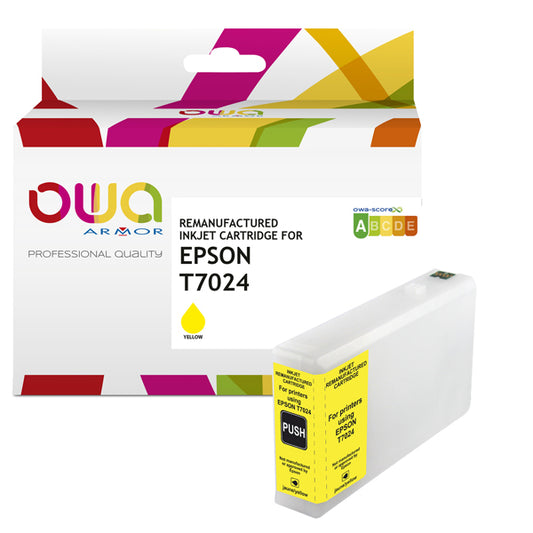 ARMOR - K20436OW - Armor Cartuccia Compatibile Giallo per Epson T7024 - ARMK20436 -  Conf. da 1 Pz.