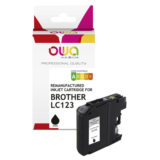 K20534OW - Armor - Cartuccia ink Compatibile  per Brother LC123 - Nero - K20534OW -18 ml<br\> Altre Informazioni: <br\>Armor Cartuccia Nero per  Brother LC123-18 ml - ARMOR Conf. da 1 Pz.