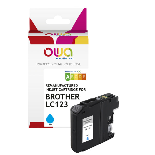 ARMOR - K20535OW - Armor - Cartuccia Compatibile per Brother LC-123 - Ciano - 1.000 pag - ARMK20535 -  Conf. da 1 Pz.