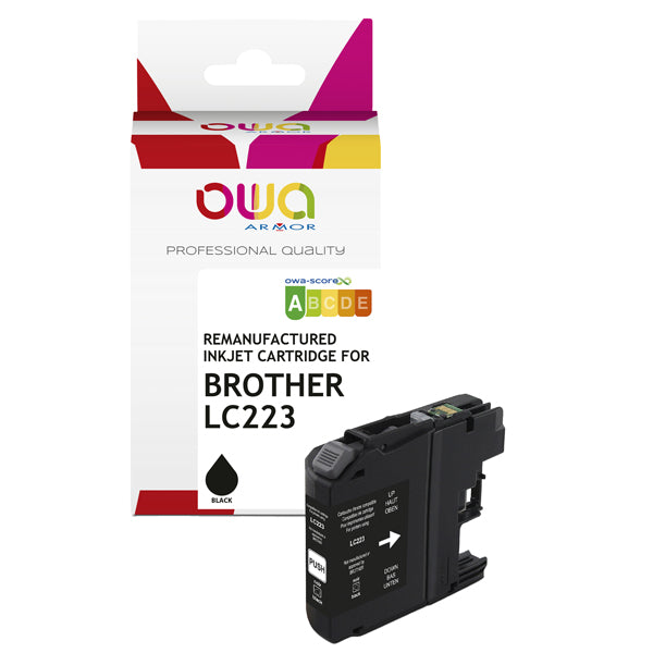 K20617OW - Armor - Cartuccia ink Compatibile  per Brother LC-223 - Nero - K20617OW -13 ml<br\> Altre Informazioni: <br\>Armor Cartuccia Giallo per Brother LC-223-8ml - ARMOR Conf. da 1 Pz.