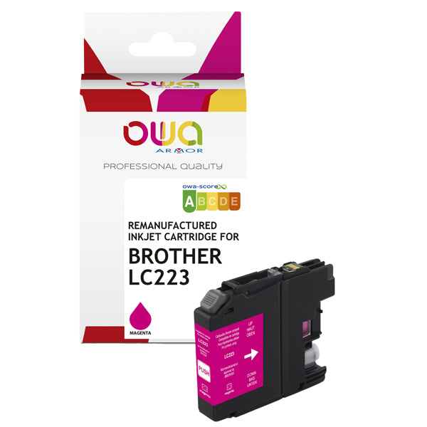 K20619OW - Armor - Cartuccia ink Compatibile  per Brother LC-223 - Magenta - K20619OW - 8 ml<br\> Altre Informazioni: <br\>Armor Cartuccia Magenta per Brother  LC-223 -8ml - ARMOR Conf. da 1 Pz.