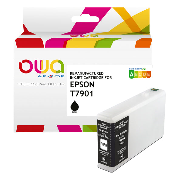 K20625OW - Armor - Cartuccia ink Compatibile  per Epson T7901XL - Nero - K20625OW - 45,5 ml<br\> Altre Informazioni: <br\>Armor Cartuccia Nero per  Epson 603XL-12 ml - ARMOR Conf. da 1 Pz.