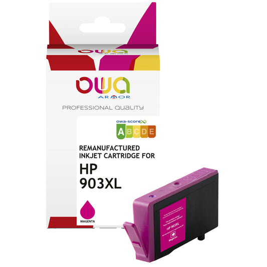 K20651OW - Armor - Cartuccia ink Compatibile  per Hp 903XL - Magenta - K20651OW - 12 ml<br\> Altre Informazioni: <br\>Armor Cartuccia Magenta per HP903XL-12ml - ARMOR Conf. da 1 Pz.