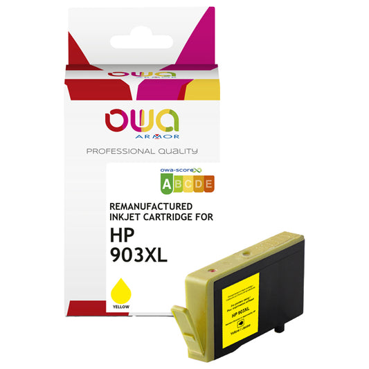 K20652OW - Armor - Cartuccia ink Compatibile  per Hp 903XL - Giallo - K20652OW - 12 ml<br\> Altre Informazioni: <br\>Armor Cartuccia Giallo per HP903XL-12ml - ARMOR Conf. da 1 Pz.