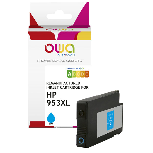 K20658OW - Armor - Cartuccia ink Compatibile  per Hp 953XL - Ciano - K20658OW - 26 ml<br\> Altre Informazioni: <br\>Armor Cartuccia Ciano per HP953XL-26ml - ARMOR Conf. da 1 Pz.