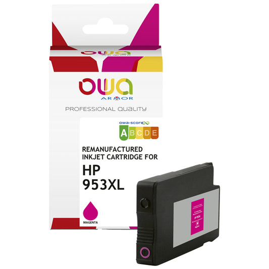 K20659OW - Armor - Cartuccia ink Compatibile  per Hp 953XL - Magenta - K20659OW - 26 ml<br\> Altre Informazioni: <br\>Armor Cartuccia Magenta per  HP953XL -26ml - ARMOR Conf. da 1 Pz.