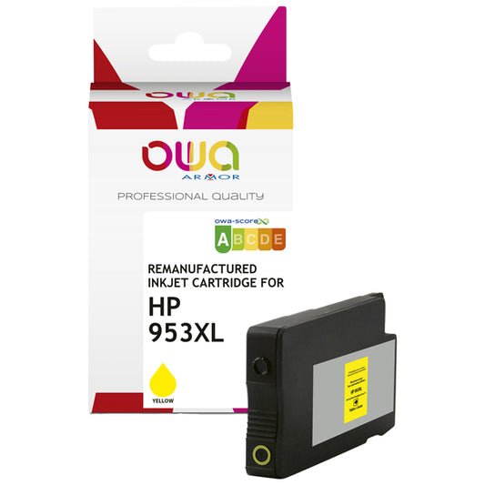 K20660OW - Armor - Cartuccia ink Compatibile  per Hp 953XL - Giallo - K20660OW - 26 ml<br\> Altre Informazioni: <br\>Armor Cartuccia Giallo per HP953XL -26ml - ARMOR Conf. da 1 Pz.