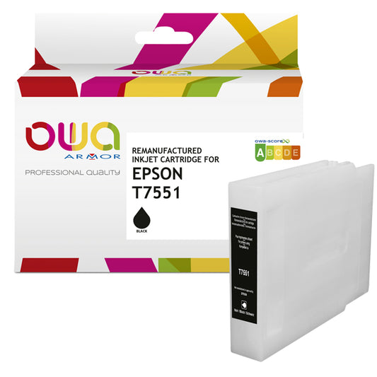 ARMOR - K20767OW - Armor Cartuccia Compatibile Nero per Epson T7551 - ARMK20767 -  Conf. da 1 Pz.