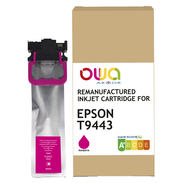 K20827OW - Armor - Cartuccia ink Compatibile  per Epson T944 - Magenta - K20827OW - 43 ml<br\> Altre Informazioni: <br\>Armor Cartuccia Magenta per  Epson T944 -43ml - ARMOR Conf. da 1 Pz.