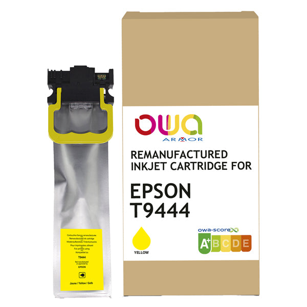 K20828OW - Armor - Cartuccia ink Compatibile  per Epson T944 - Giallo - K20828OW - 43 ml<br\> Altre Informazioni: <br\>Armor Cartuccia Giallo per Epson T944-43ml - ARMOR Conf. da 1 Pz.