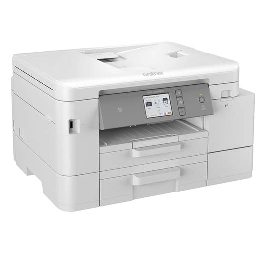 MFCJ4540DWXLRE1 - Brother - Stampante Multifunzione Inkjet A4 4 in 1 - MFCJ4540DWXLRE1<br\> Altre Informazioni: <br\>Stampante multifunzione inkjet A4 4 in 1 tutto compreso con touchscreen, connettività di rete cablata e wireless, NFC, stampa duplex, doppio cassetto. Display LCD a colori da 6,8 cm e ADF da 20 fogli A4. Velocità di stampa fino a 20 immagini al minuto. Cartucce di inchiostro nella confezione Nero: 6000 pagine, CMY: 5000 pagine. - BROTHER Conf. da 1 Pz.