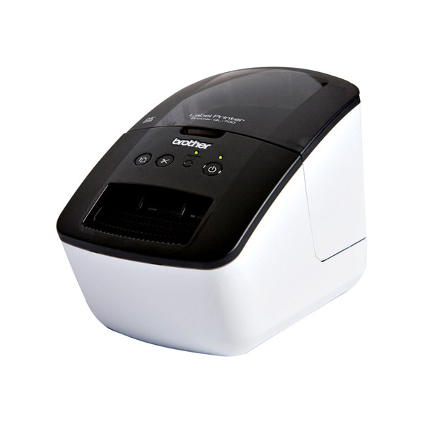 QL-700 - Brother - Etichettatrice - QL-700<br\> Altre Informazioni: <br\>"Stampante professionale collegabile a pc (300x600 dpi) ""plug&print"" con etichette pretagliate o a modulo continuo stampa etichette fino a 62 mm di altezza. 93 etich/min. stampa codici a barre. taglierina industriale automatica. software p-touch editor per creare etichette personalizzate e cavo usb di serie alimentazione con adattatore corrente di serie. due rotoli nastro incluse " - BROTHER Conf. da 1 Pz.