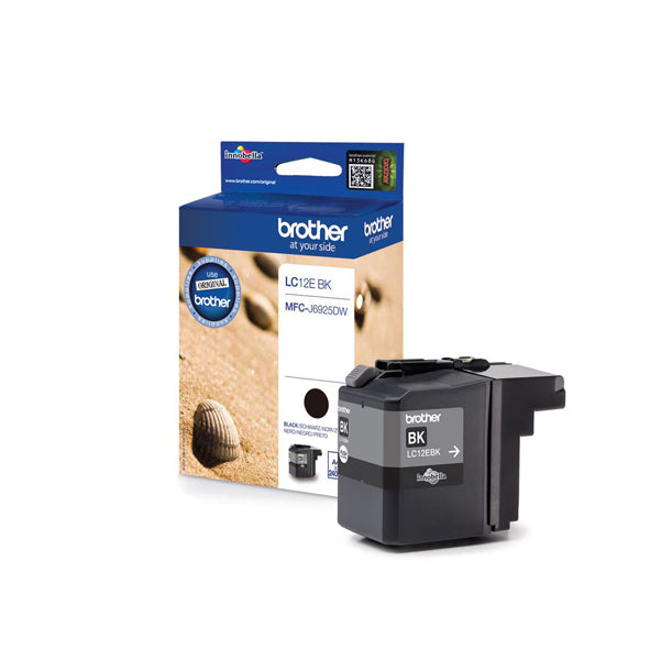 BROTHER - LC12EBK - Brother - Cartuccia - Nero - LC12EBK - 2400 pag