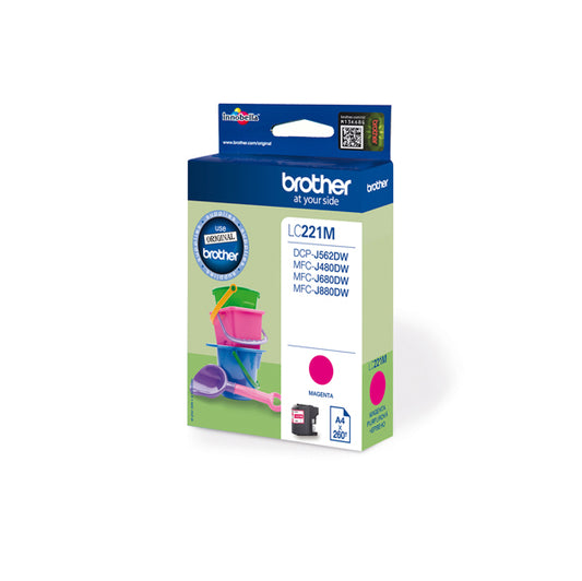 BROTHER - LC221M - Brother - Cartuccia - Magenta - LC221M - 260 pag