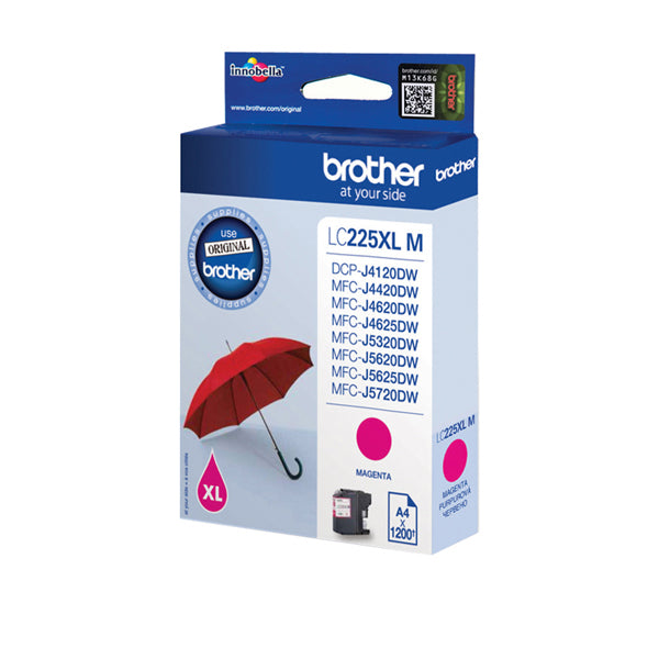 BROTHER - LC225XLM - Brother - Cartuccia - Magenta - LC225XLM - 1200 pag