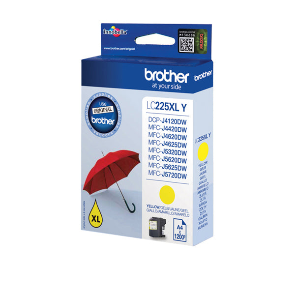 BROTHER - LC225XLY - Brother - Cartuccia - Giallo - LC225XLY- 1200 pag
