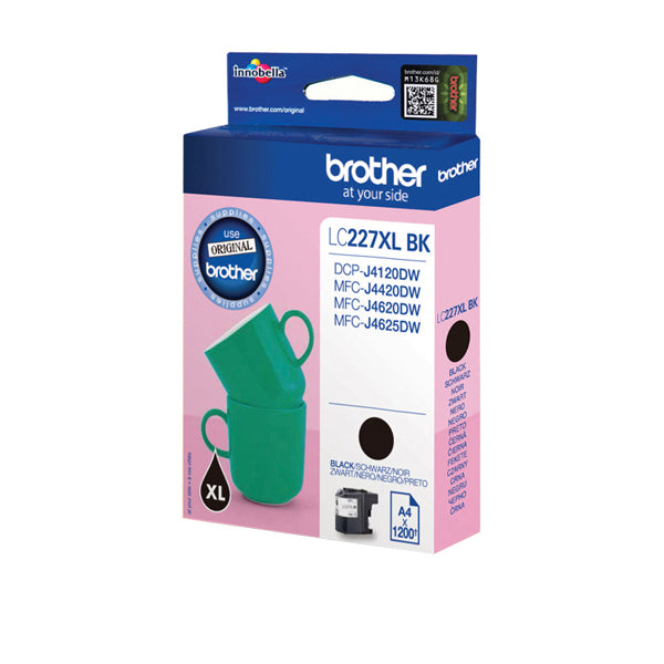 BROTHER - LC227XLBK - Brother - Cartuccia - Nero - LC227XLBK - 1200 pag