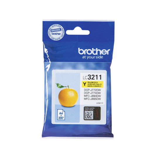 BROTHER - LC3211Y - Brother - Cartuccia - Giallo - LC3211Y - 200 pag