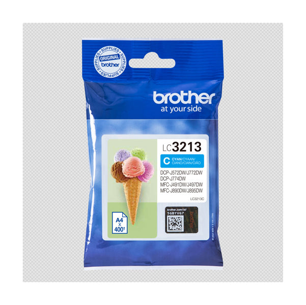 BROTHER - LC3213C - Brother - Cartuccia - Ciano - LC3213C - 400 pag