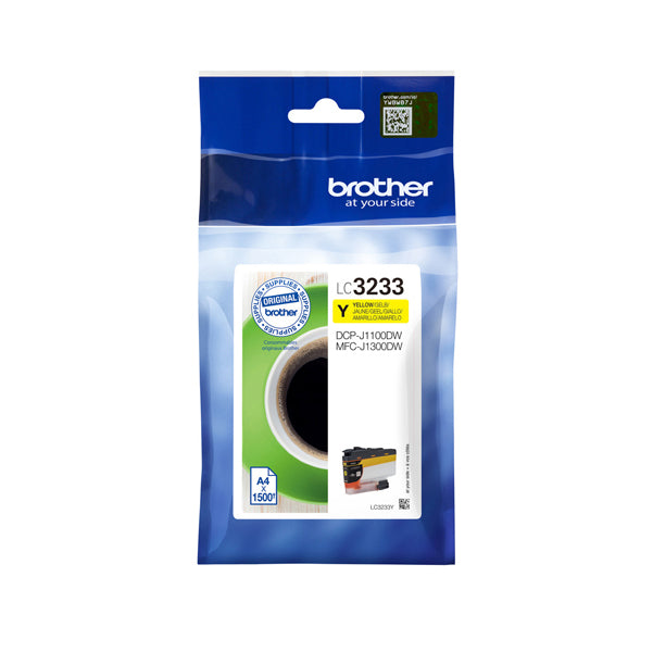BROTHER - LC3233Y - Brother - Cartuccia - Giallo - LC3233M - 1500 pag