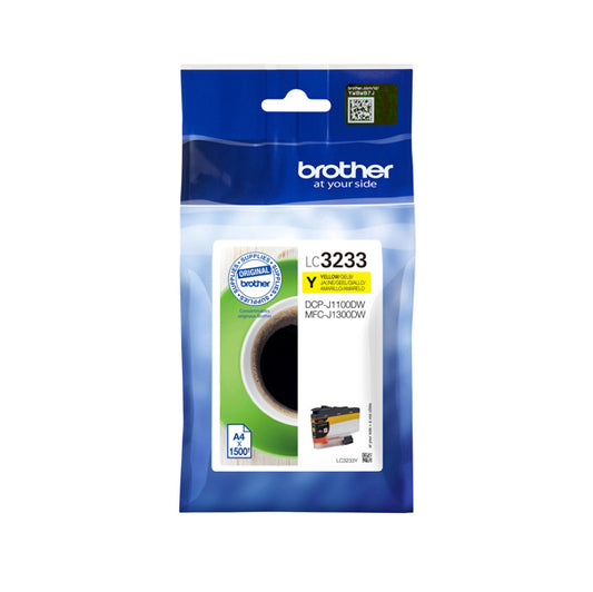 BROTHER - LC3233Y - Brother - Cartuccia - Giallo - LC3233M - 1500 pag