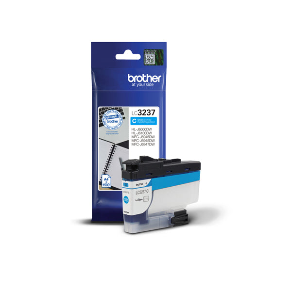BROTHER - LC3237C - Brother - Cartuccia - Ciano -  LC3237C - 1500 pag