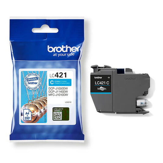 BROTHER - LC421C - Brother - Cartuccia Ink - Ciano - LC421C - 200 pag
