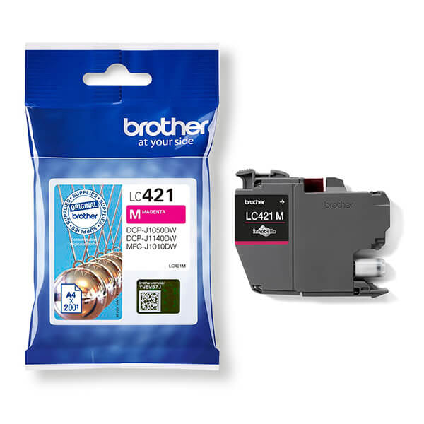 BROTHER - LC421M - Brother - Cartuccia Ink - Magenta - LC421M - 200 pag