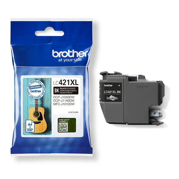 BROTHER - LC421XLBK - Brother - Cartuccia Ink - Nero - LC421XLBK - 500 pag
