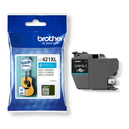 BROTHER - LC421XLC - Brother - Cartuccia Ink - Ciano - LC421XLC - 500 pag