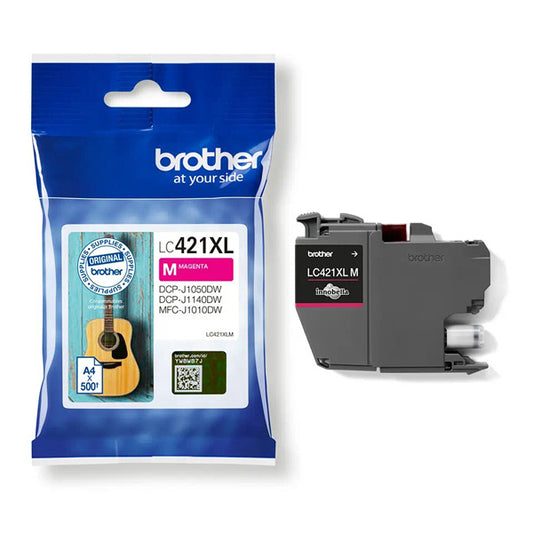 BROTHER - LC421XLM - Brother - Cartuccia Ink - Magenta - LC421XLM - 500 pag