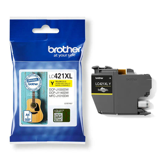 BROTHER - LC421XLY - Brother - Cartuccia Ink - Giallo - LC421XLY - 500 pag