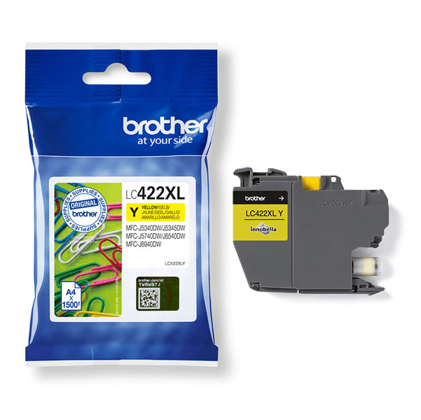 BROTHER - LC422XLY - Brother - Cartuccia - Giallo - LC422XLY - 1.500 pag - BROLC422XLY -  Conf. da 1 Pz.