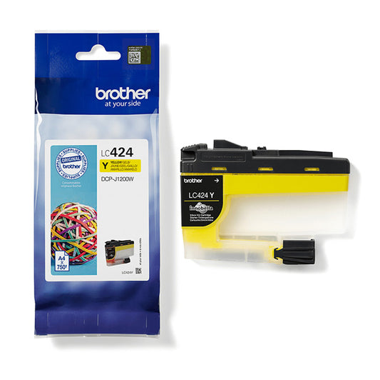 BROTHER - LC424Y - Brother - Cartuccia - Giallo - LC424Y - 750 pag - BROLC424Y -  Conf. da 1 Pz.