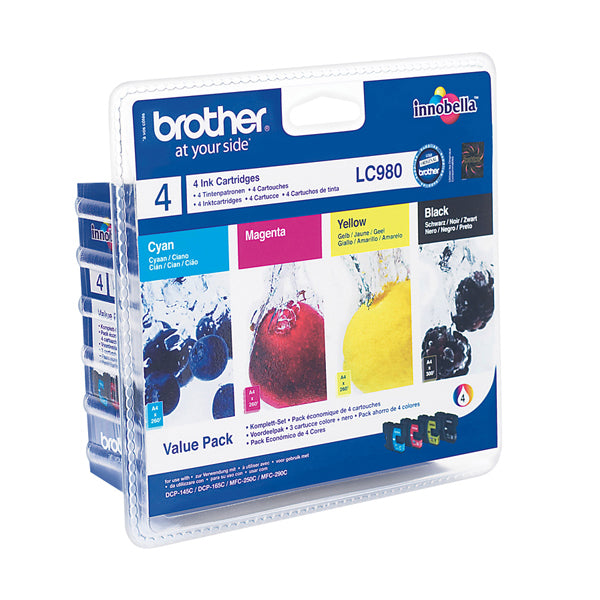 BROTHER - LC-980V.PACK - Brother - Cartuccia - C-M-Y-K -  LC980VP