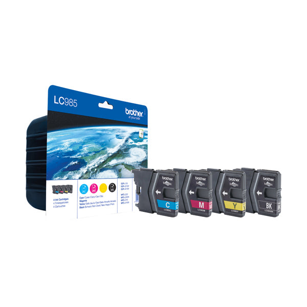 BROTHER - LC-985VALBP - Brother - Cartuccia - C-M-Y-K -  LC980VP