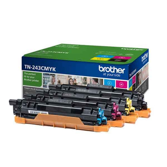 BROTHER - TN243CMYK - Brother - Multipack Toner - C-M-Y-K - TN243CMYK - 1.000 pag cad.